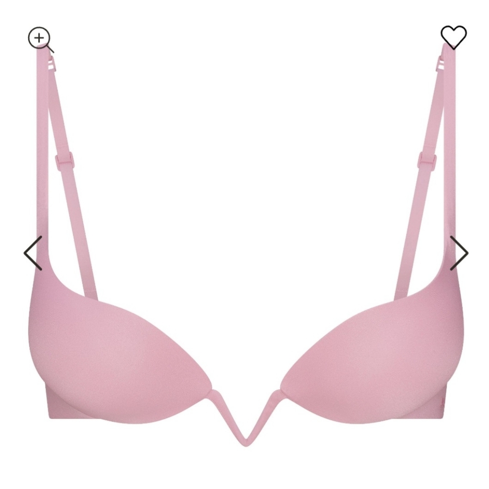 NWT Skims Limited Addition Cherry Blossom Pink Underwire Bra 32 D - Picture 3 of 8
